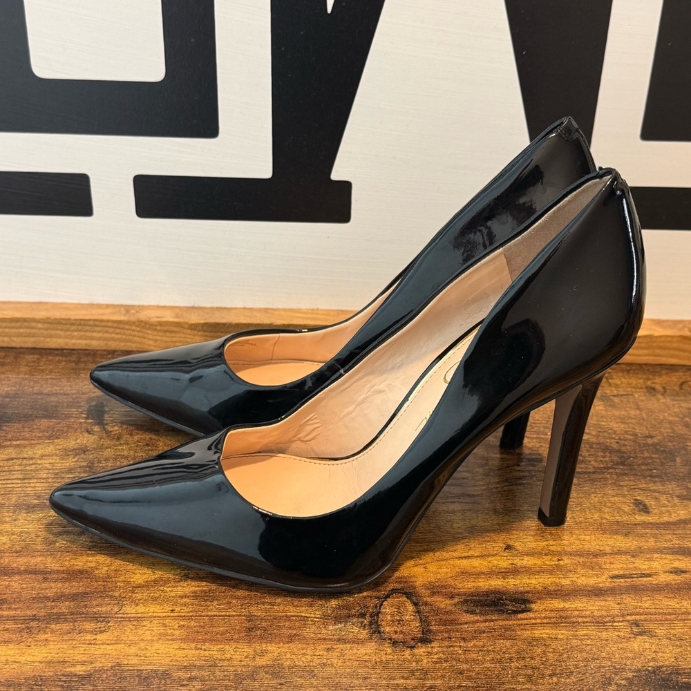 Jessica Simpson Black Patent Heels